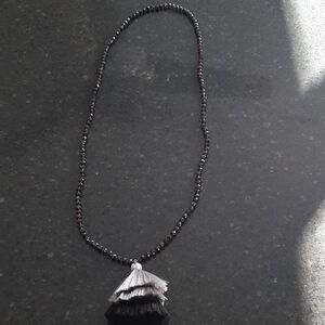 Francesca's Collections beaded tassel necklace